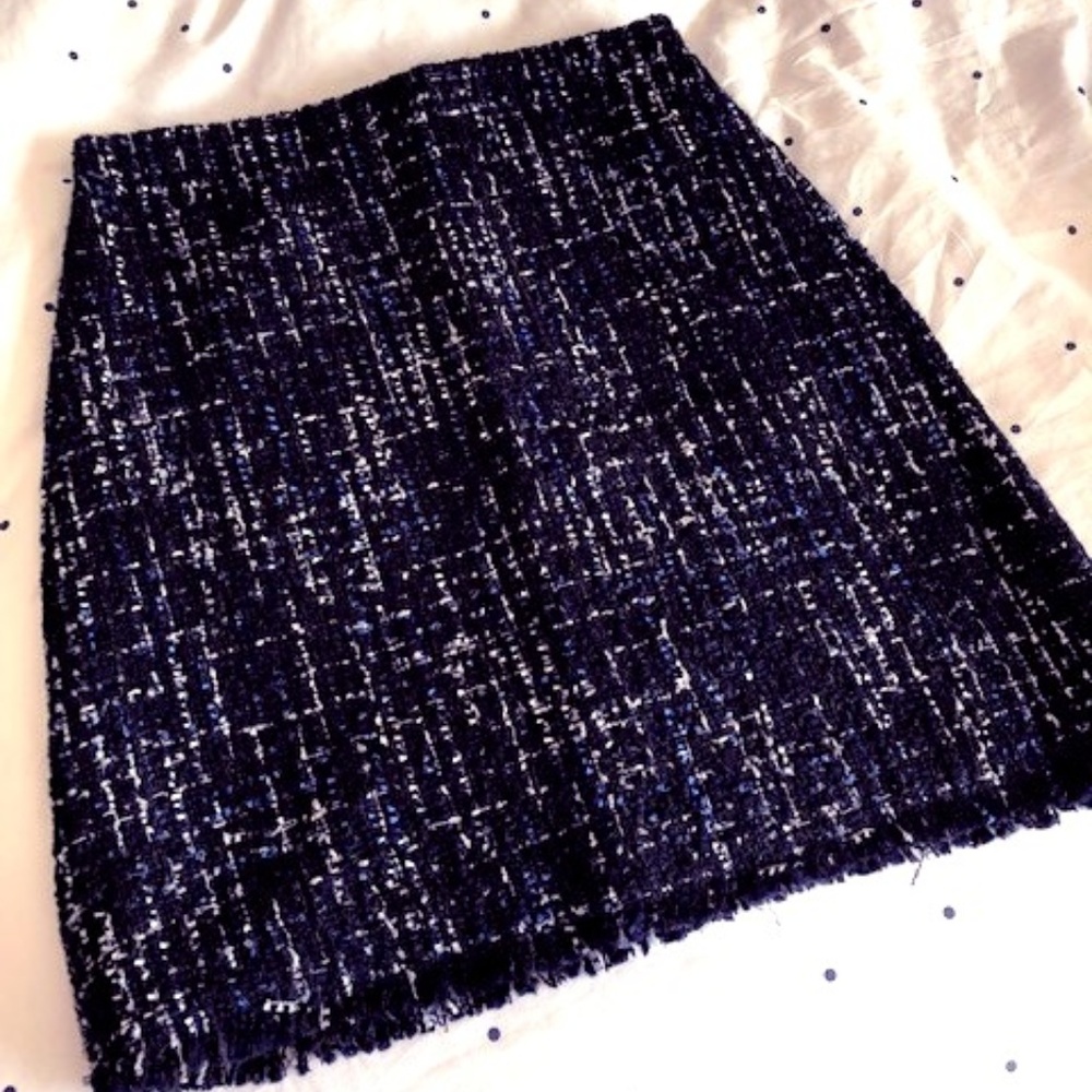 Ann Taylor Tweed Pencil Skirt (New)